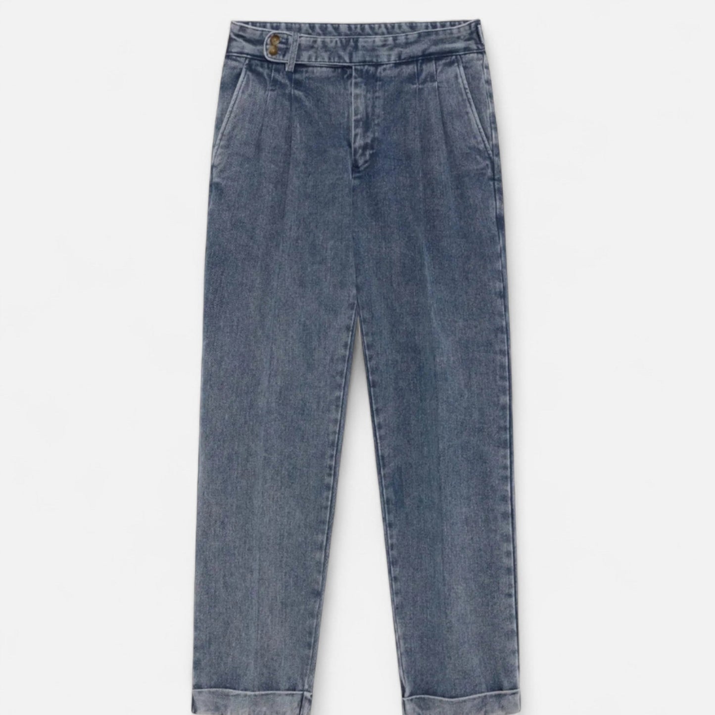 Retro Style Men's Straight Leg Jeans - VogeLuxe