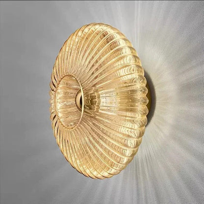 Elegant Wave Glass Wall Light for Mood Lighting