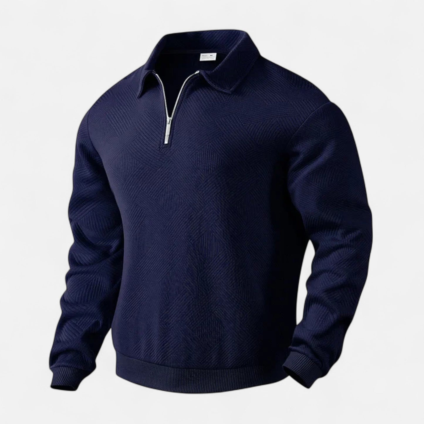 Classic Men's Zip Polo Shirt