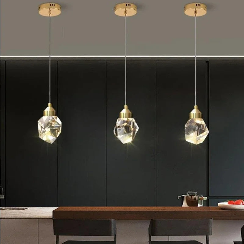 Luxurious Crystal LED Pendant Lamp