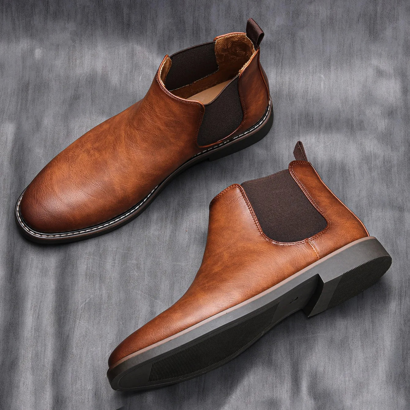 Fashionable Low Heel Ankle Boots
