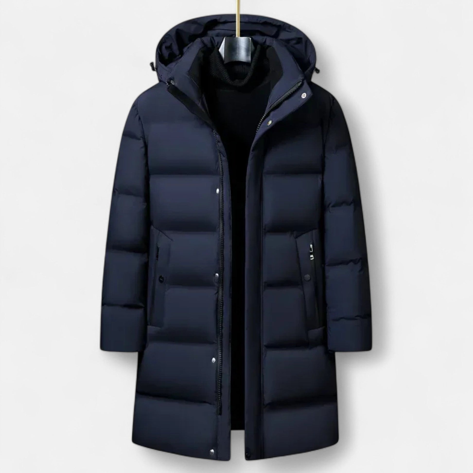 Warm Waterproof Men's Down Filled Parka Coat - VogeLuxe