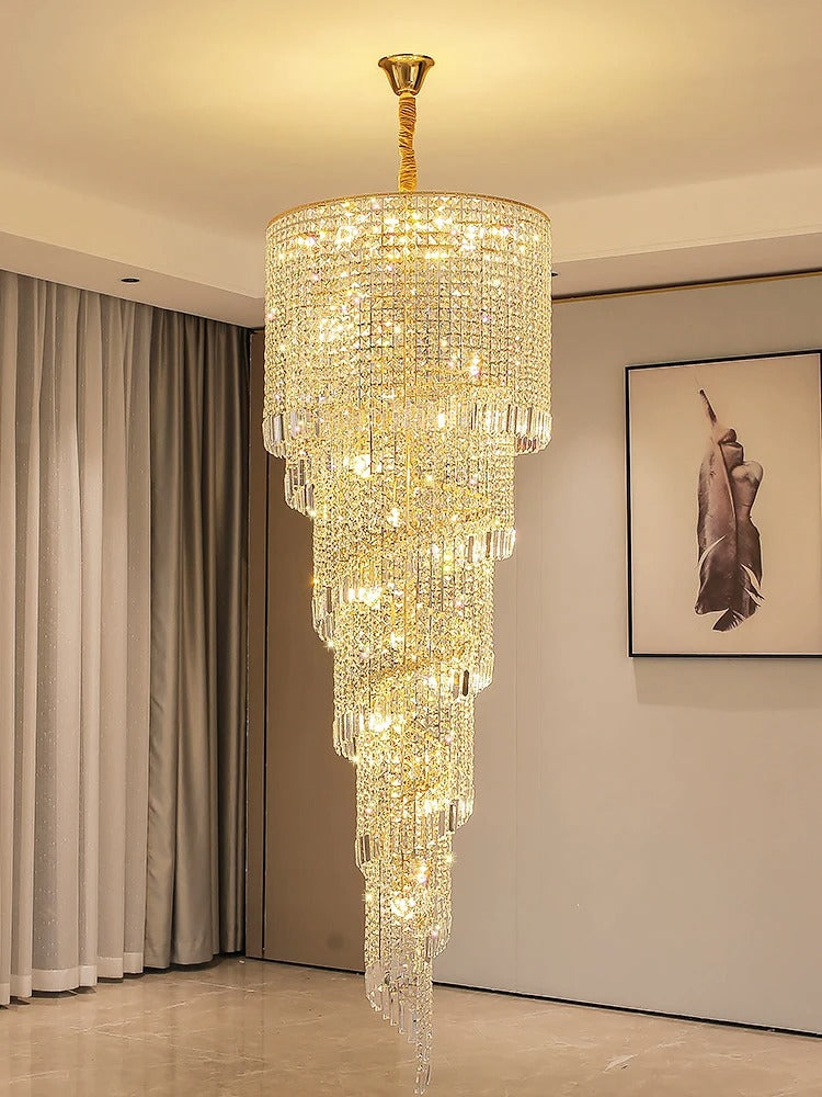Elegant Stairway Lighting Chandelier