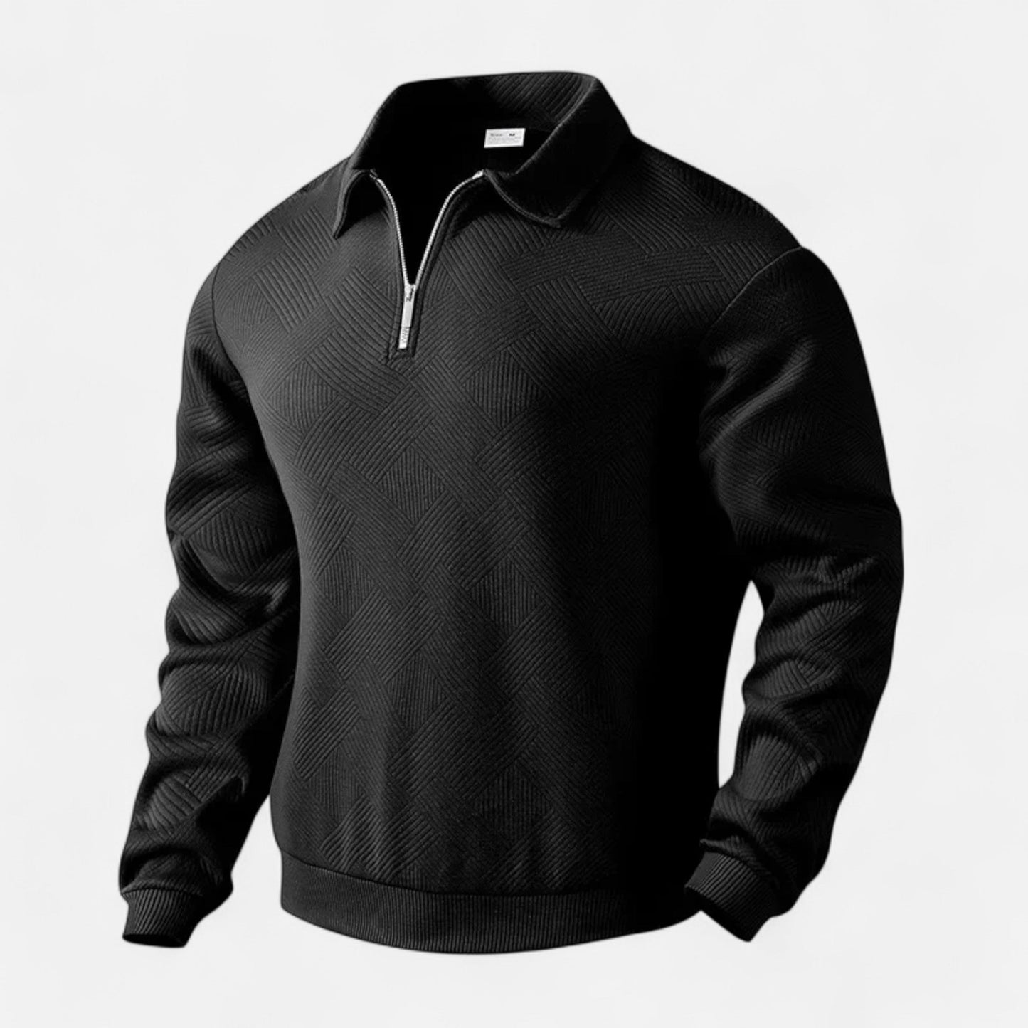 Classic Men's Zip Polo Shirt