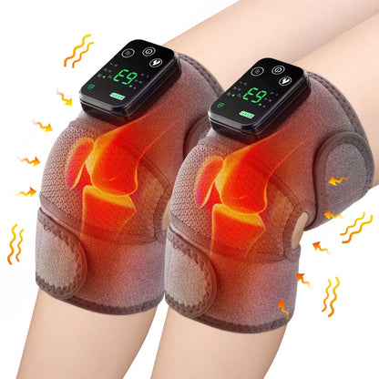 Therapeutic Knee and Shoulder Support Wrap with Heat Massage - VogeLuxe
