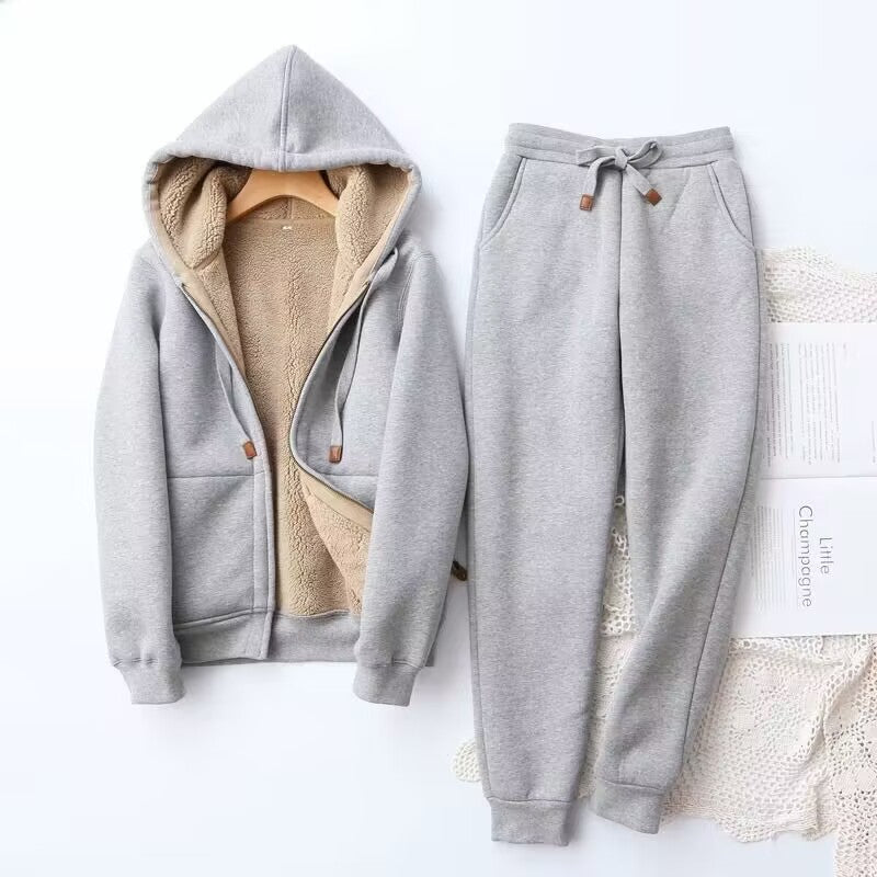 Cozy Women's Hooded Loungewear Sweat Suit