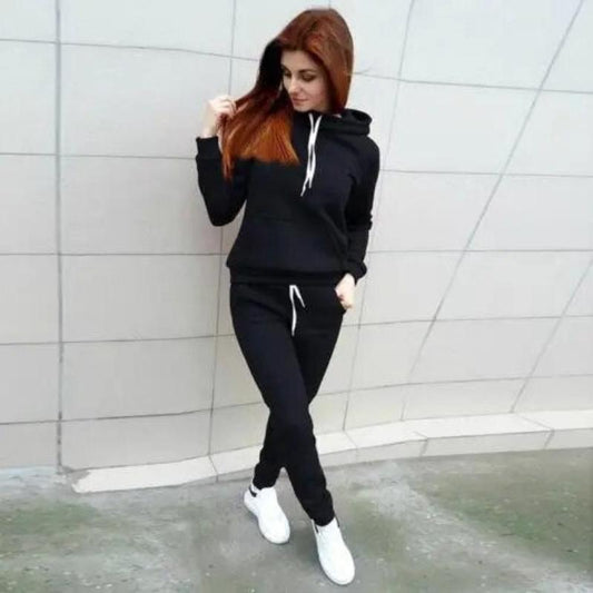 Classic Women's Sporty Tracksuit for Everyday Wear - VogeLuxe