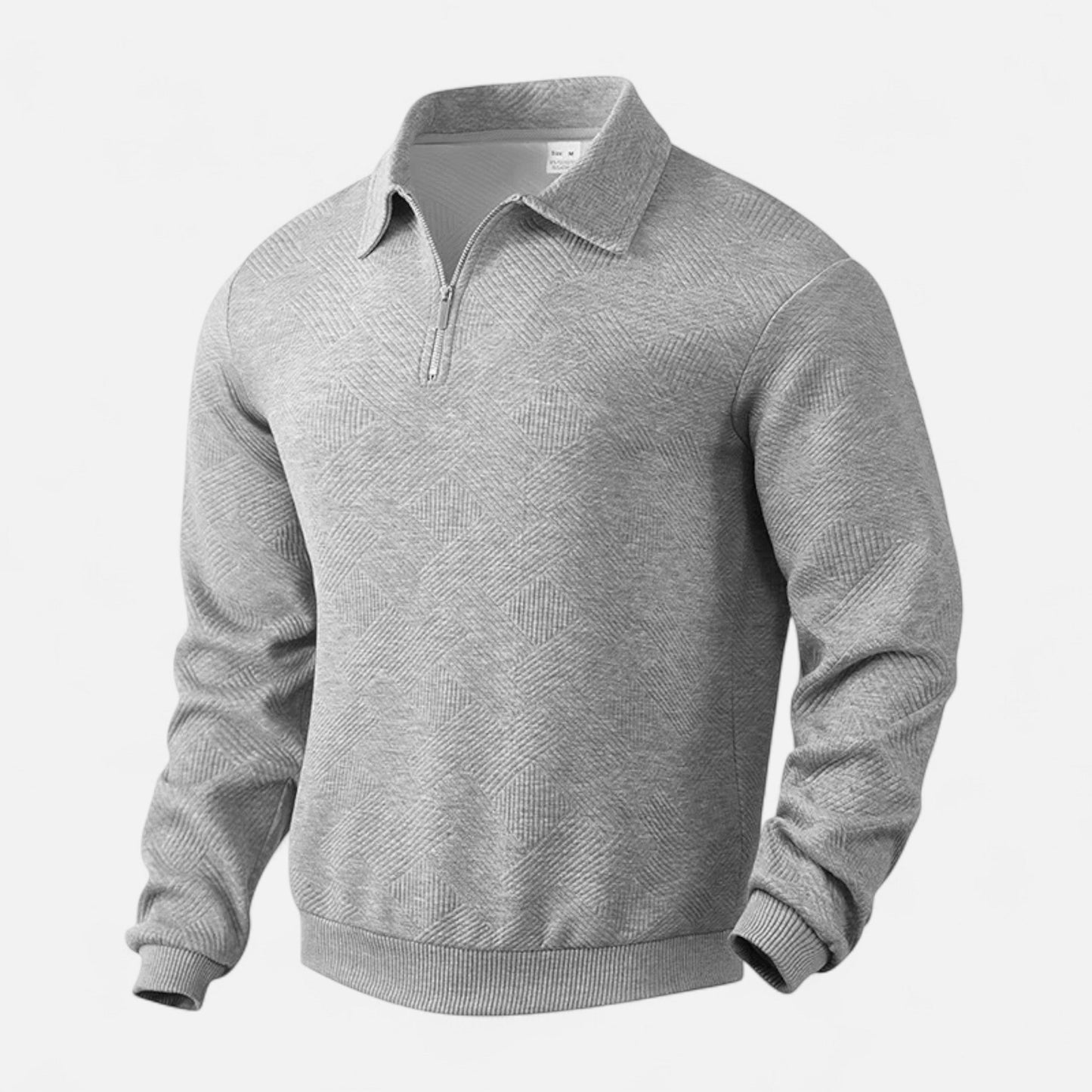 Classic Men's Zip Polo Shirt