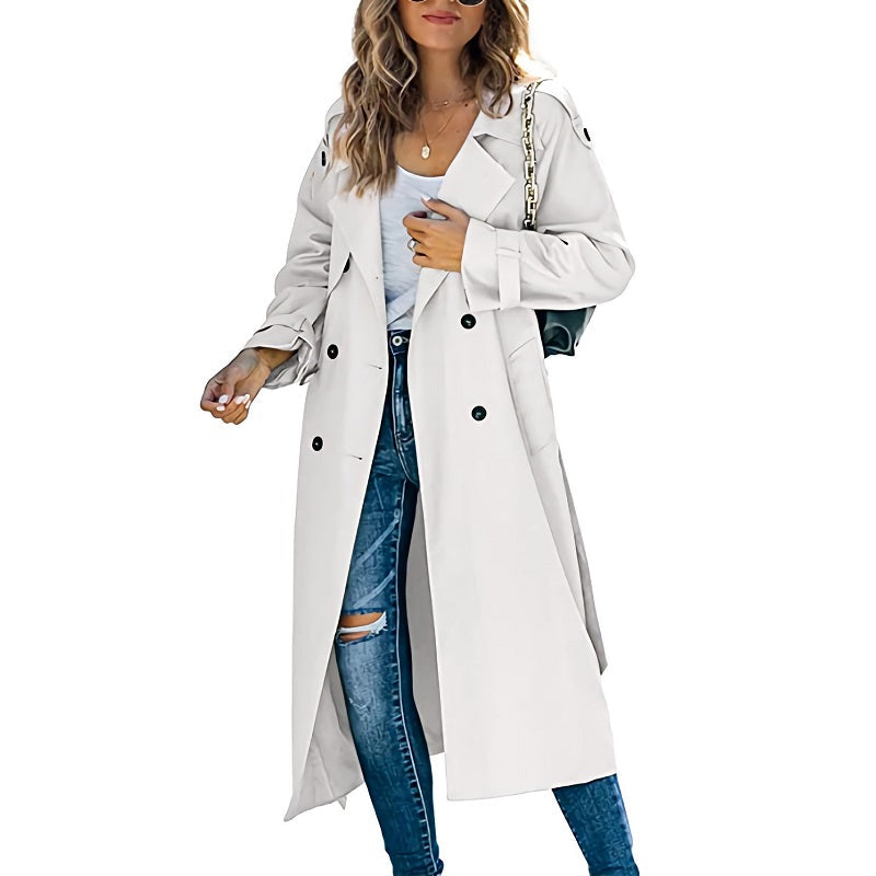 Classic Ladies Tailored Overcoat - VogeLuxe