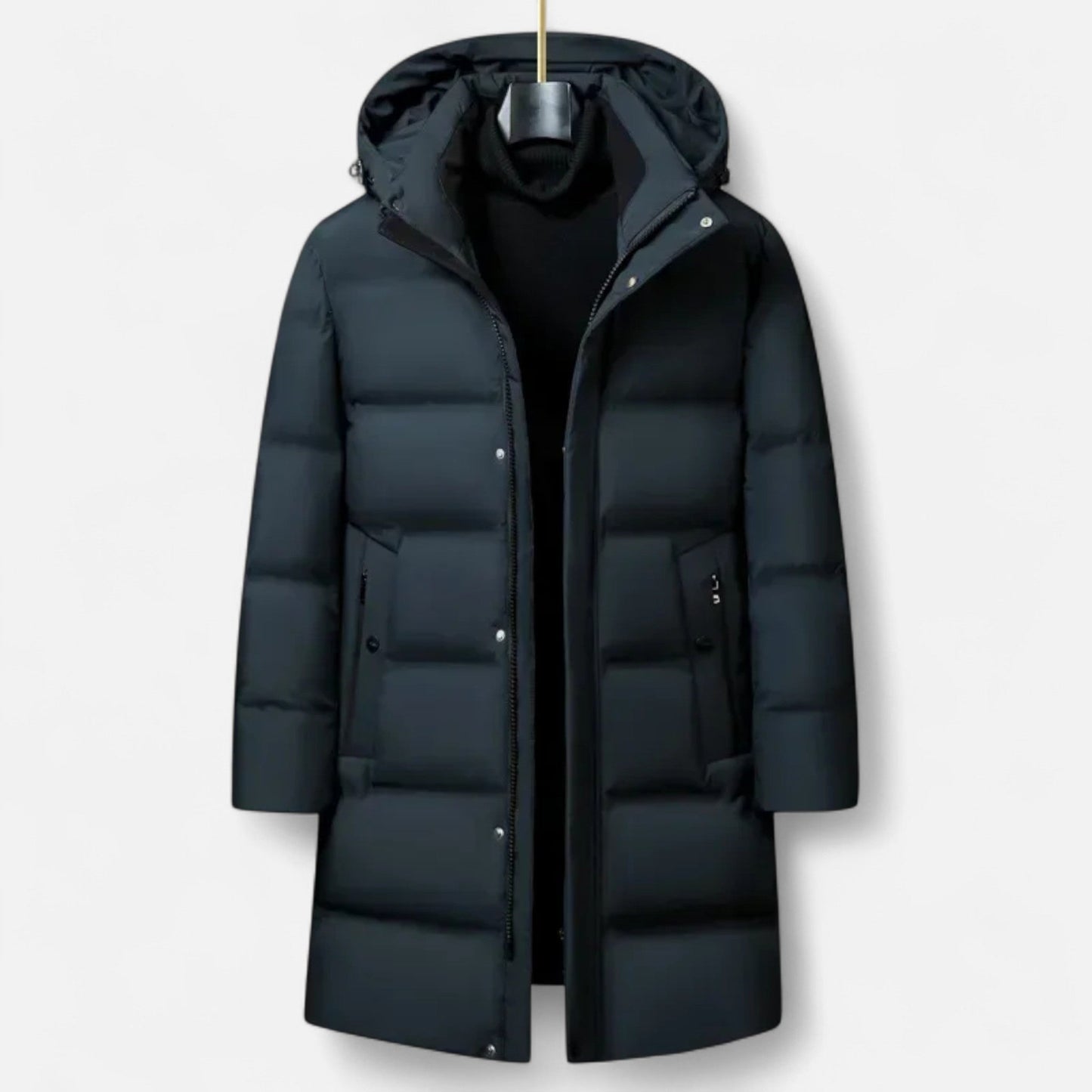 Warm Waterproof Men's Down Filled Parka Coat