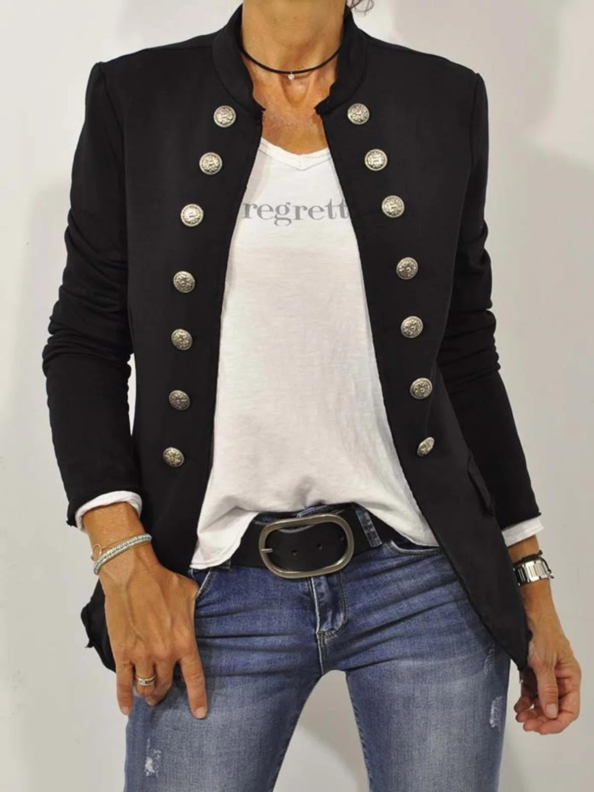 Tiffany | Classic Women's Army Jacket - VogeLuxe