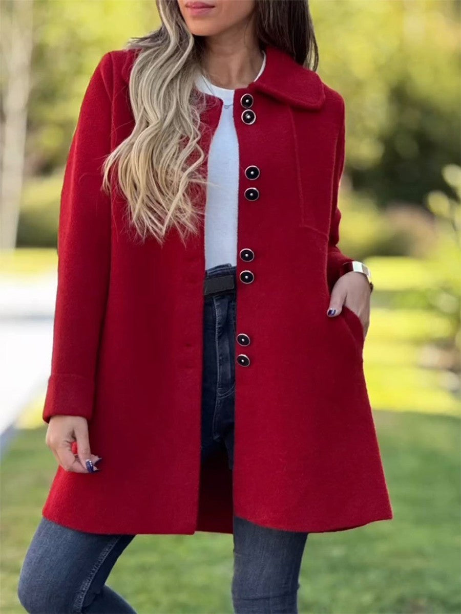 Classic Fit Ladies Mid Length Trench Coat