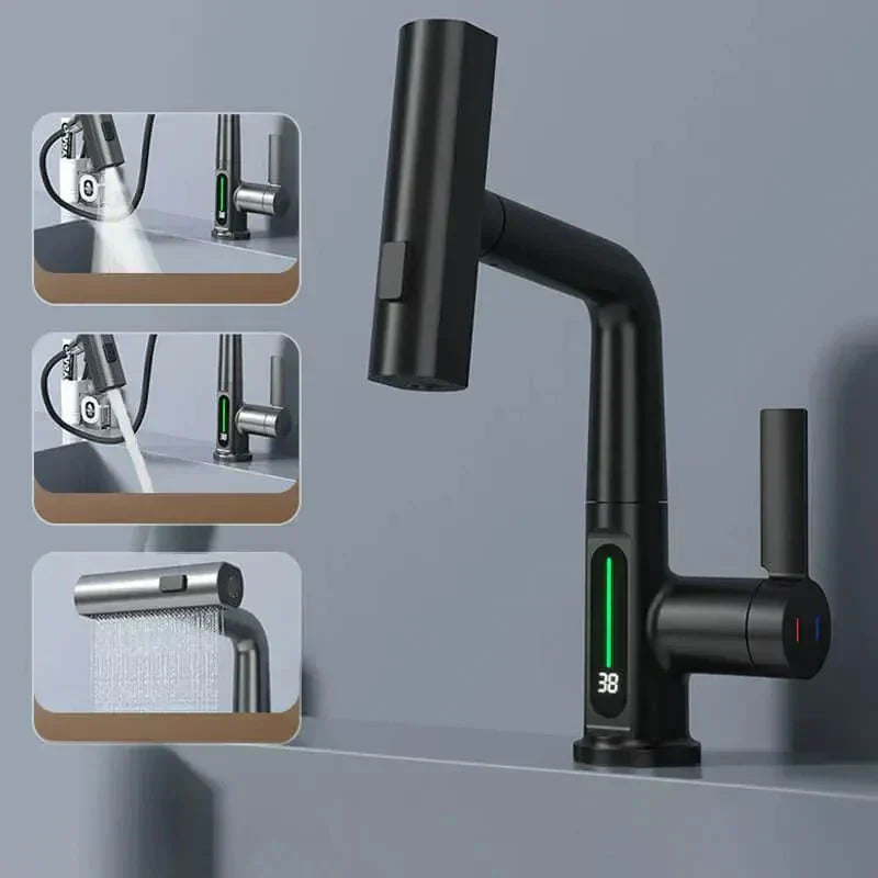 Modern Digital Rain Shower Faucet