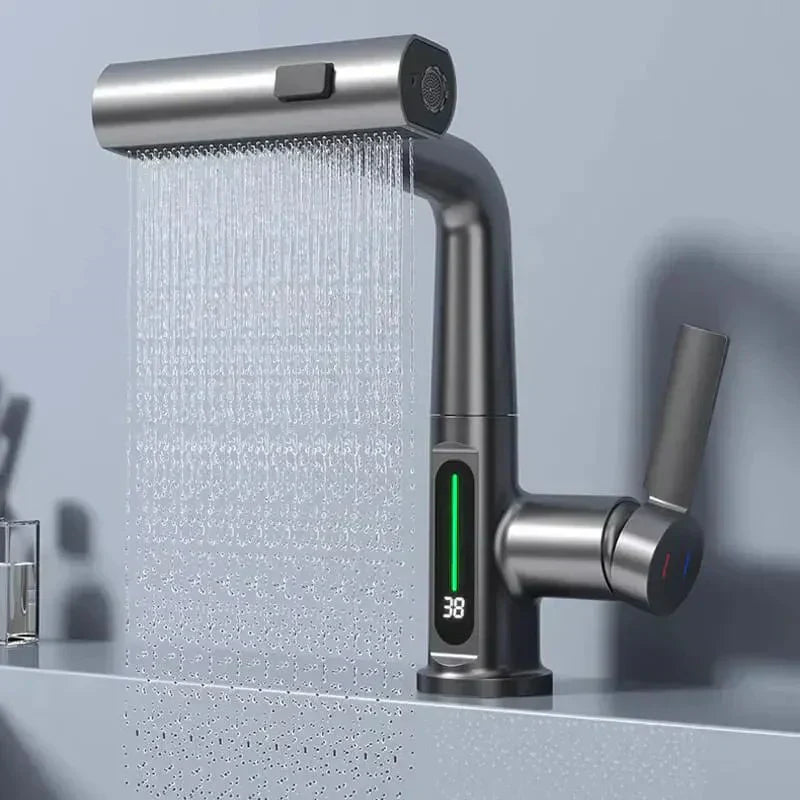 Modern Digital Rain Shower Faucet - VogeLuxe