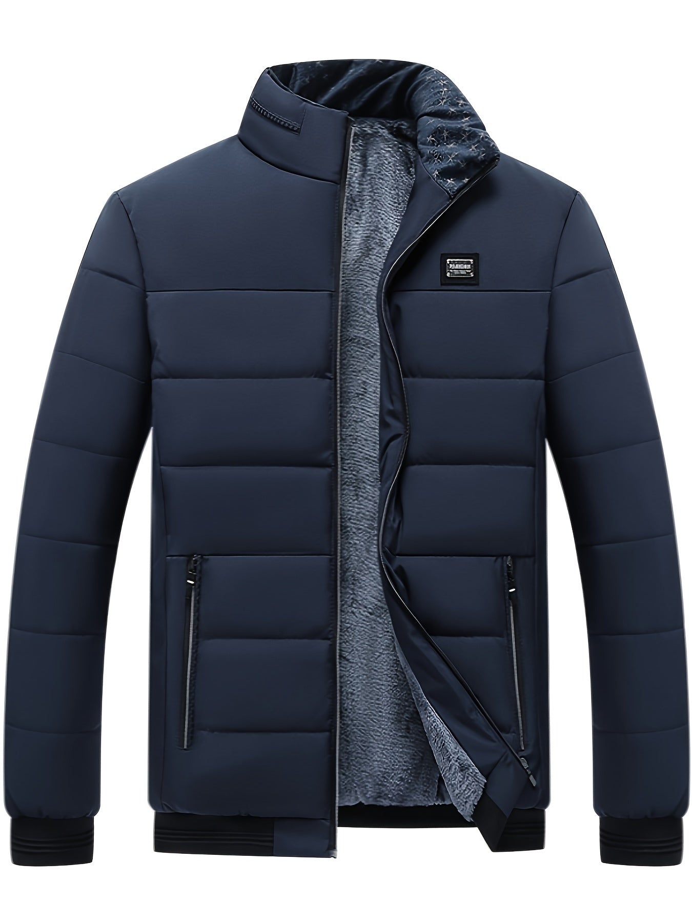 VogeLuxe | Men’s Fleece Lined Quilted Puffer Jacket
