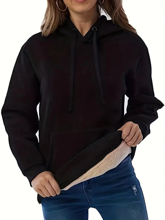 Warm Hooded Winter Sweater - VogeLuxe