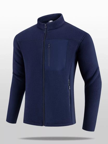 Large Size Mens Hooded Zip Jacket