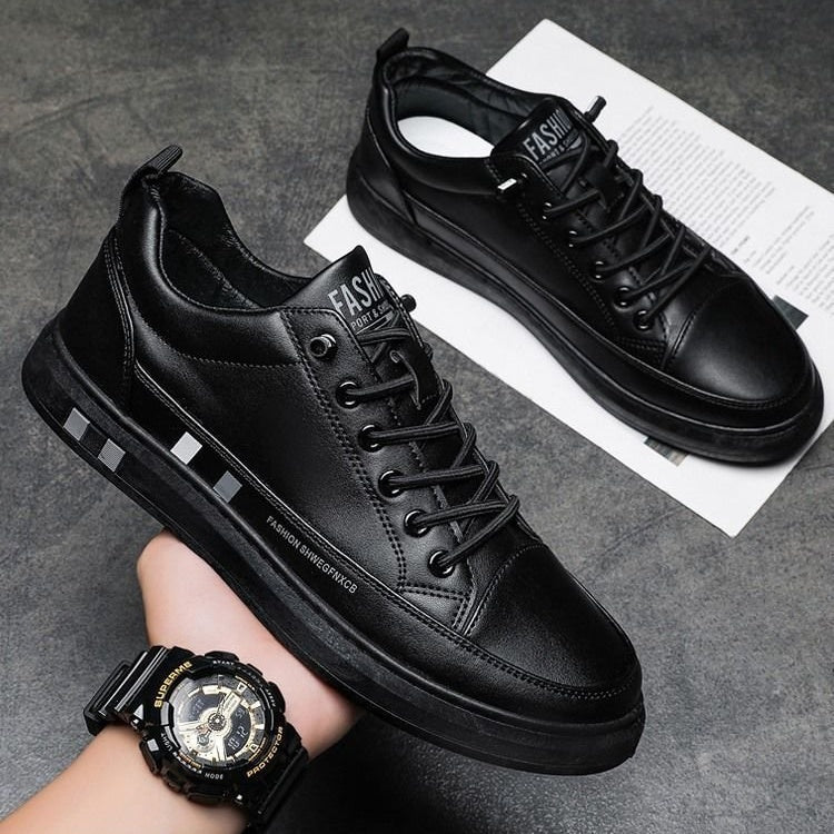 Authentic Leather Mens Comfort Shoes