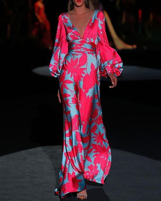 Beautiful Long Sleeve Maxi Dress for Women