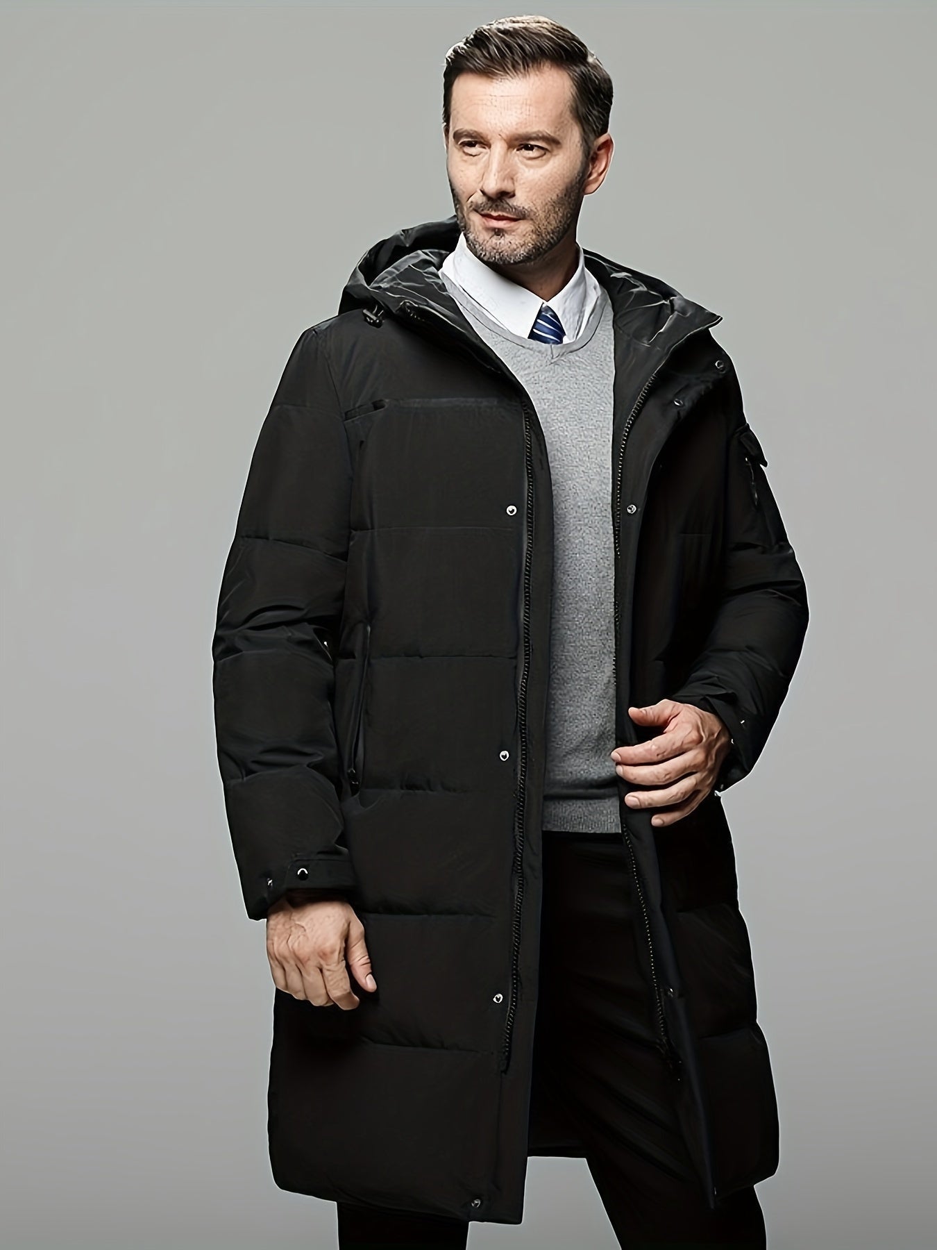Warm Waterproof Mens Down Parka Winter Coat Jacket - VogeLuxe