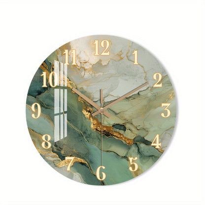 Modern Round Wall Clock with Silent Motion
