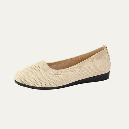 VogeLuxe | Women’s Round Toe Knit Ballet Flats
