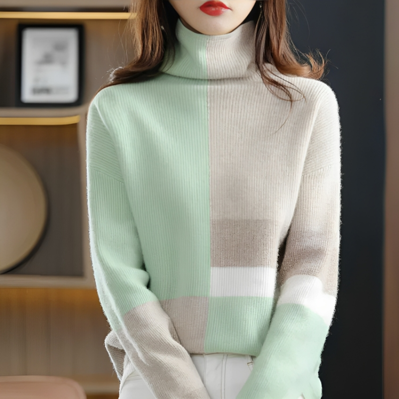 Cozy Women's Winter Turtleneck Sweater