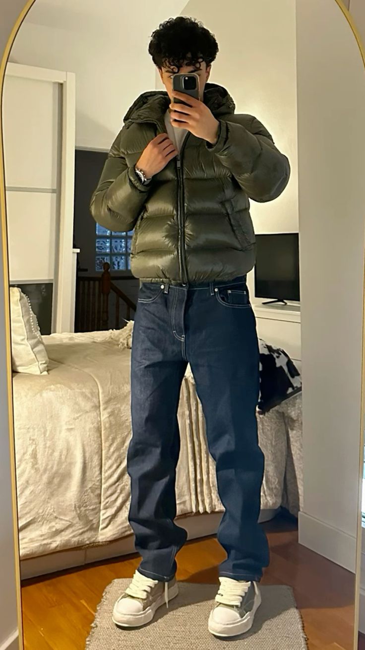 Men's Waterproof Puffer Coat Warm Winter Jacket