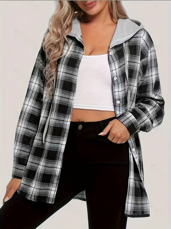 Warm Hooded Winter Jacket Stylish Modern Design - VogeLuxe
