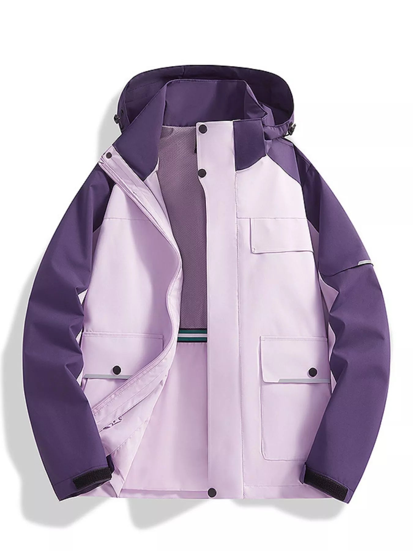 Large Size Waterproof Windbreaker Coat