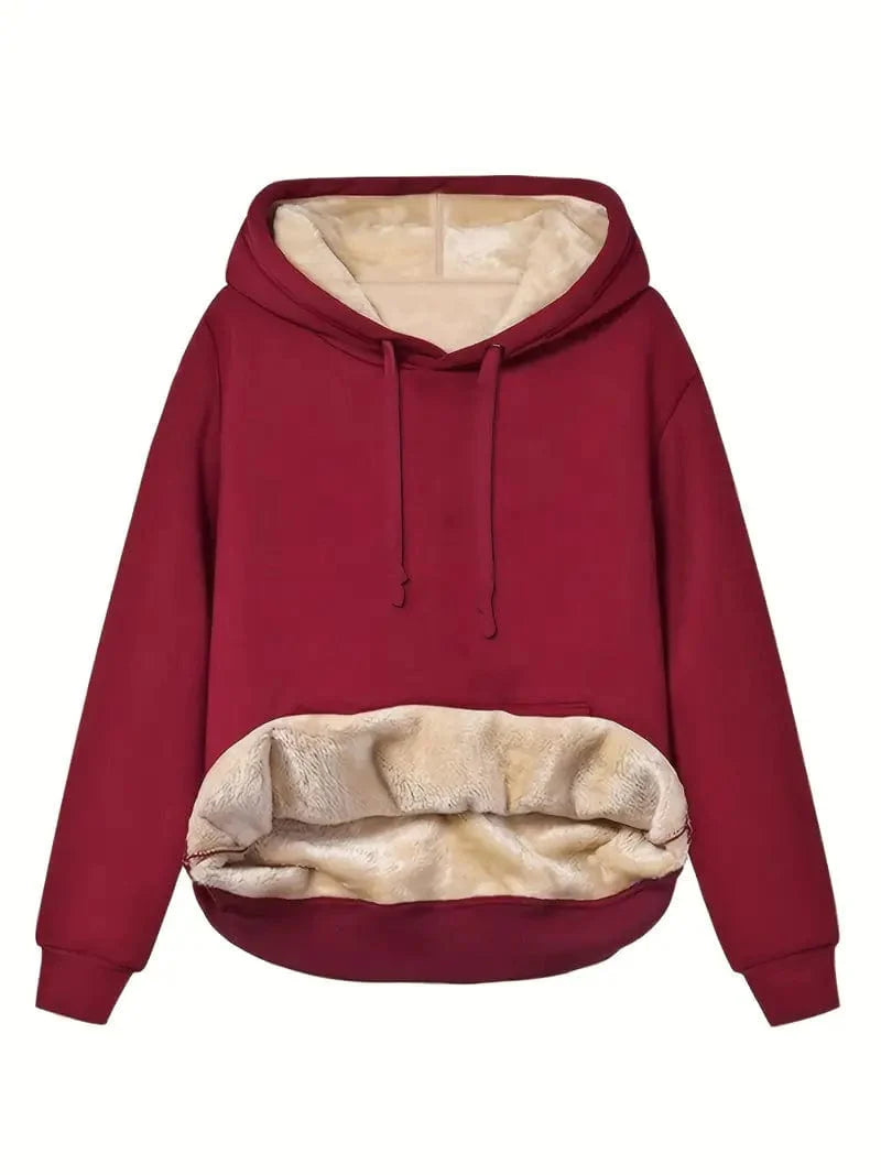 Warm Hooded Winter Sweater