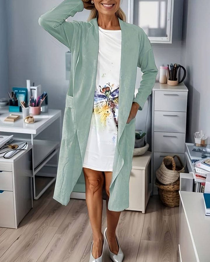 Warm Winter Long Coat for Women - VogeLuxe