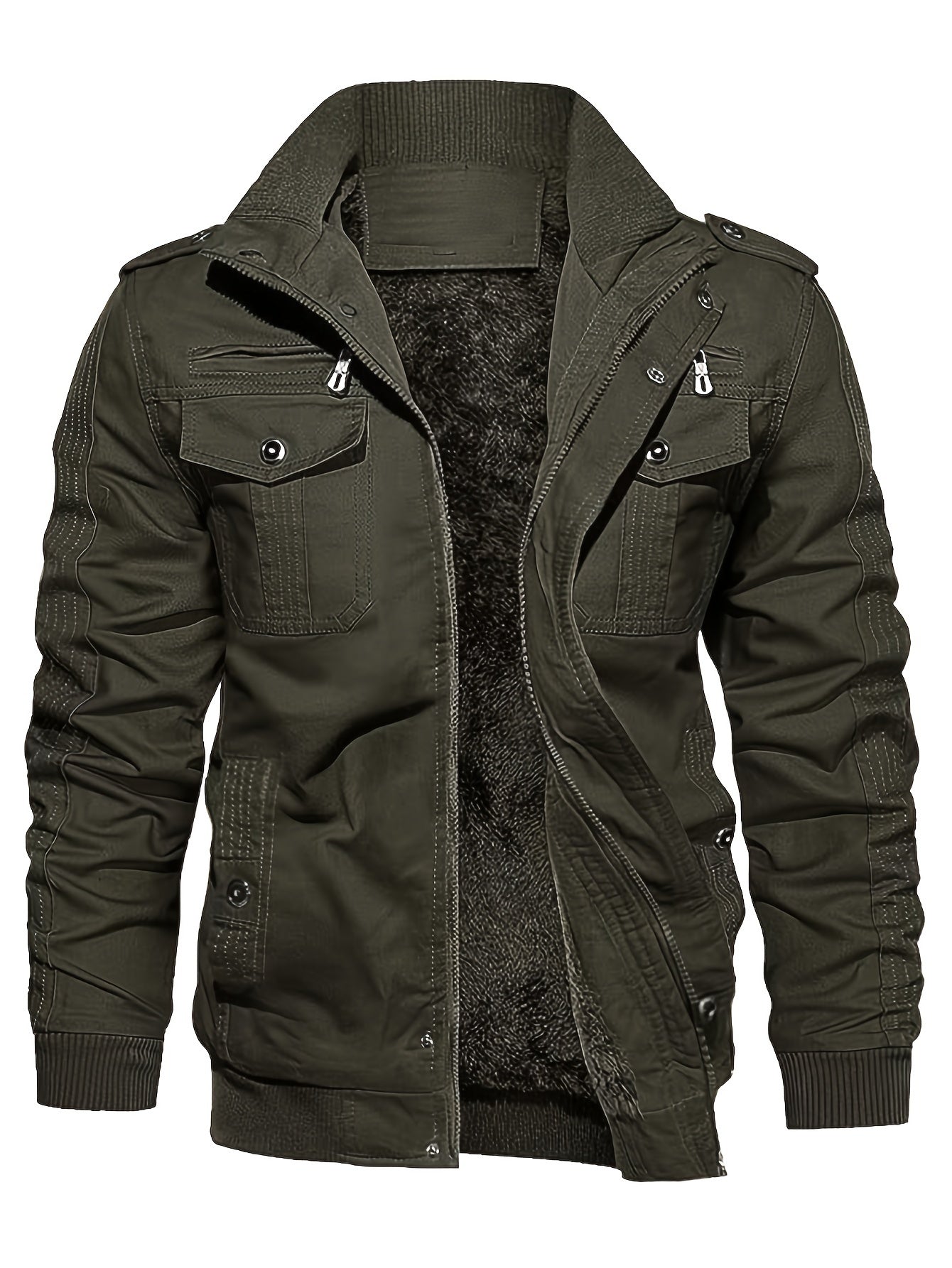 Warm Waterproof Mens Winter Jacket with Hood