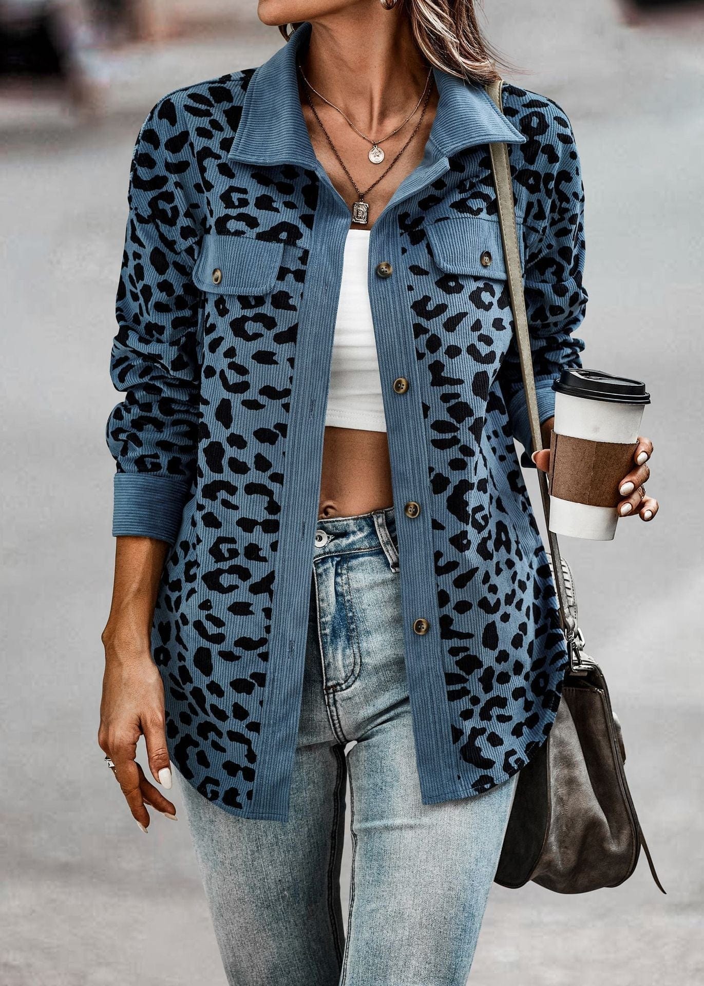Stylish Leopard Coat - High Quality - Perfect for Spring