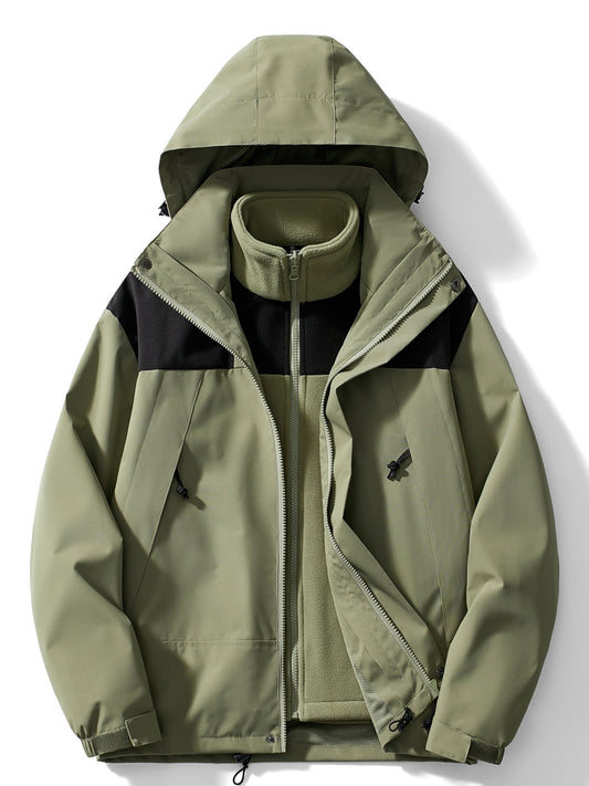 Warm 3 in 1 Parka Jacket for Women - VogeLuxe