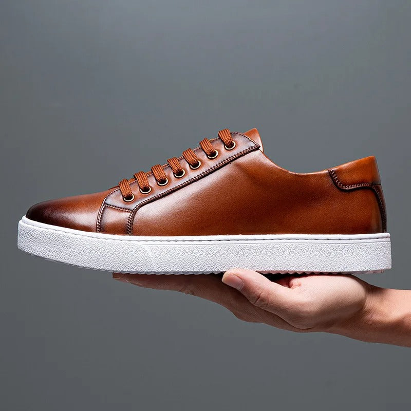 Leather Mens Sneaker Shoes