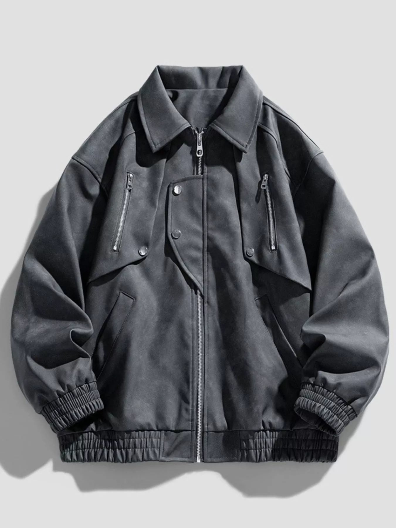 Big and Tall Zip Up Coat
