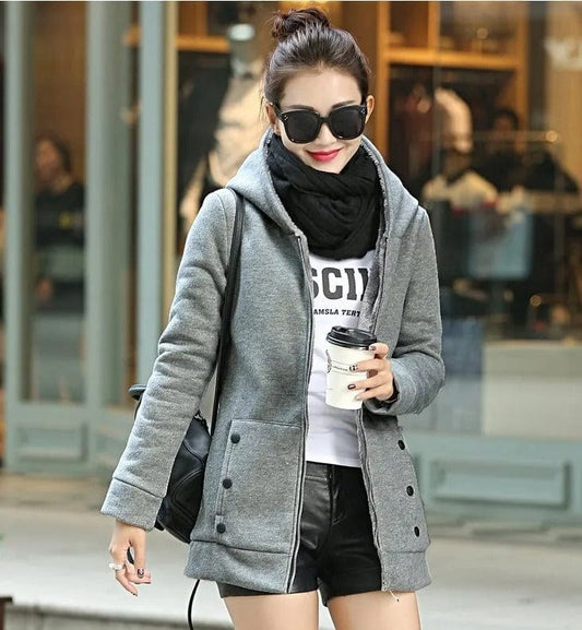Warm Waterproof Hooded Winter Jacket - VogeLuxe
