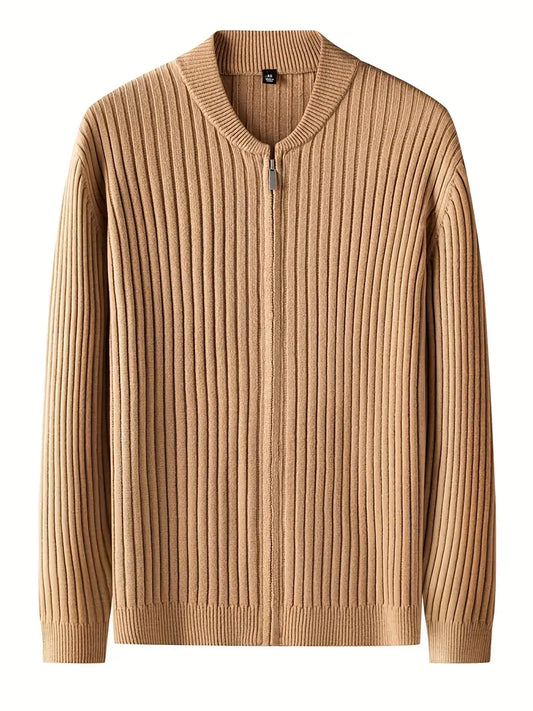 Classic Crew Neck Winter Sweater for Men - VogeLuxe