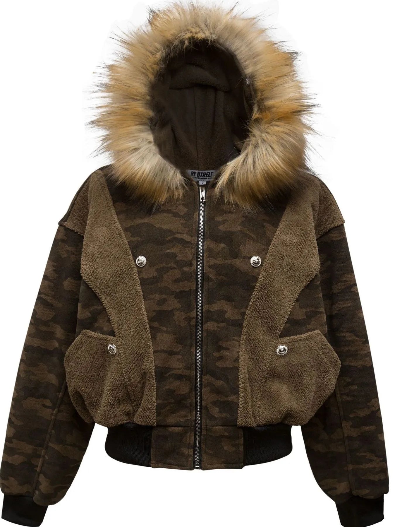 Warm Camo Parka Coat for Men - VogeLuxe