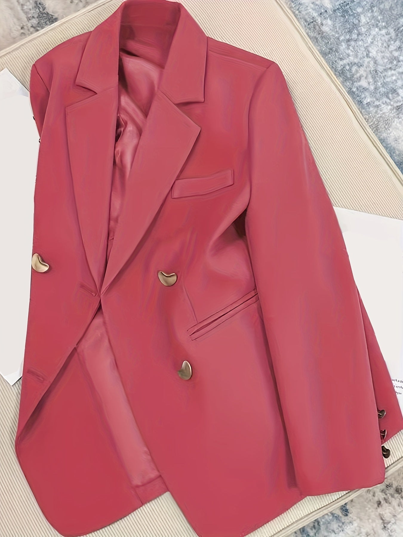 Classic Women's Comfortable Long Blazer Jacket