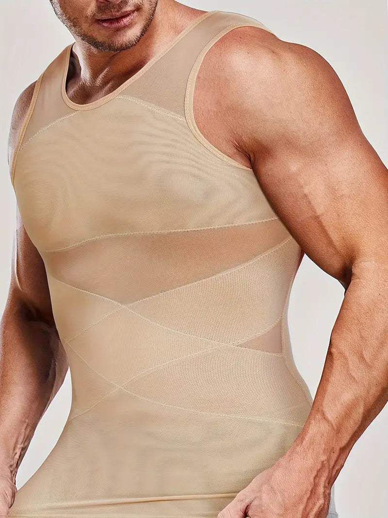 Men's Fitted Slim Fit Base Layer Tank Top - VogeLuxe