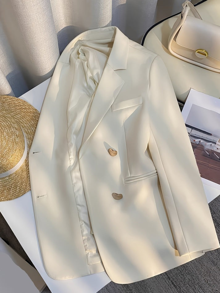 Classic Women's Comfortable Long Blazer Jacket