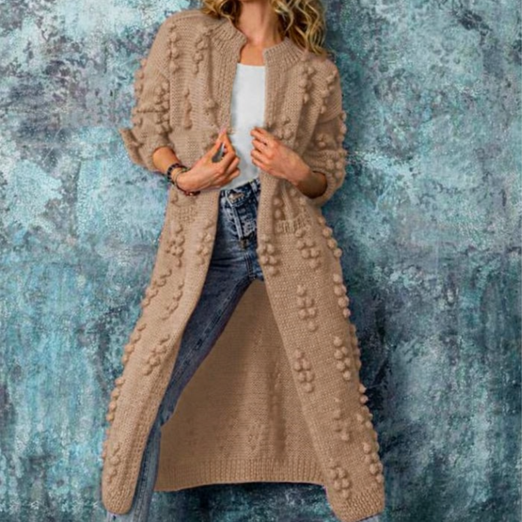 Women's Oversized Open Front Cozy Cardigan Sweater