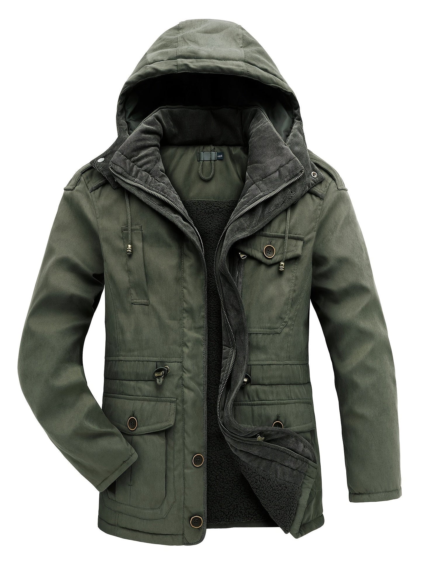 Warm Mens Waterproof Parka Jacket