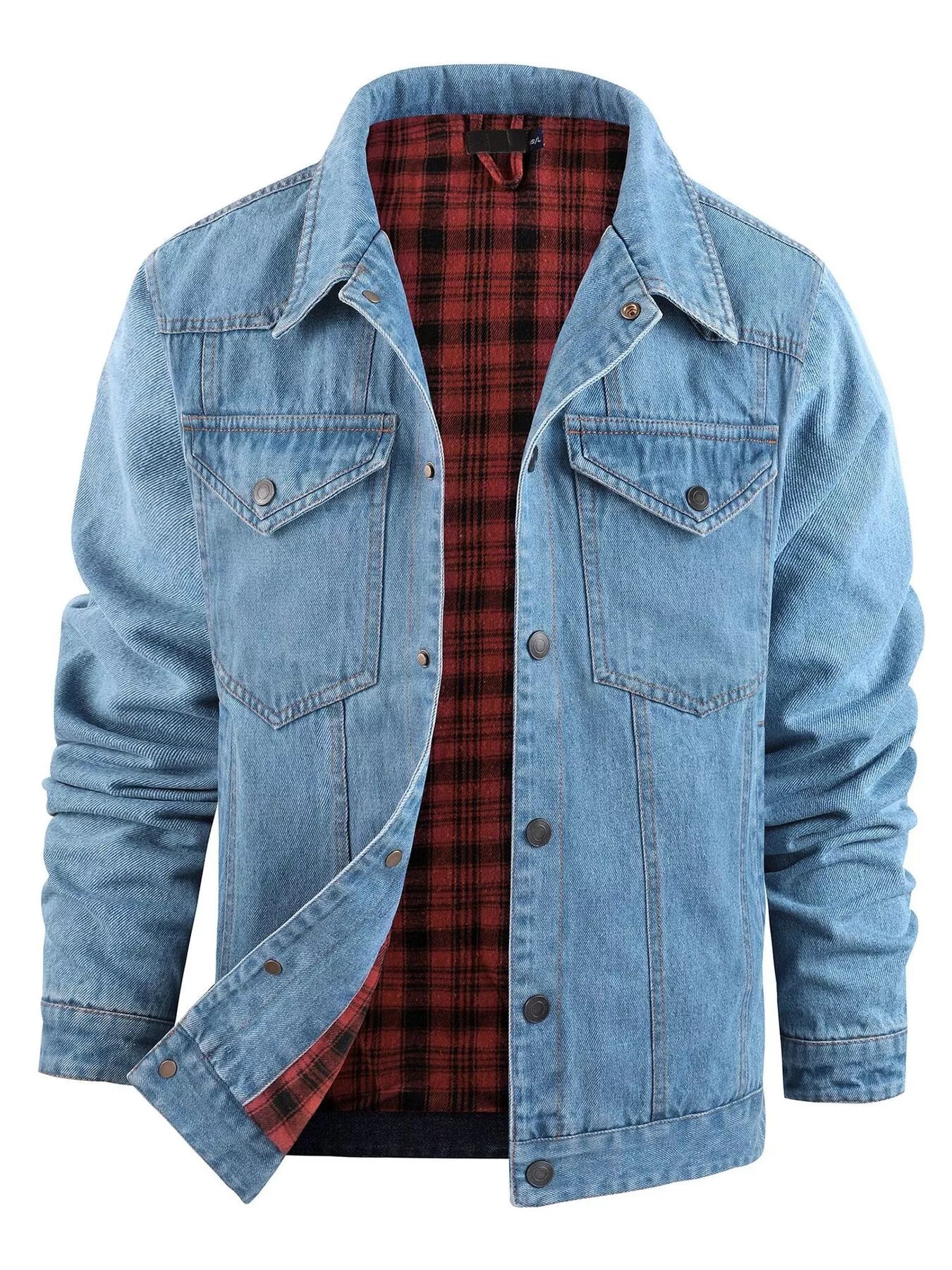 Relaxed Fit Blue Jean Jacket - BritishElegance
