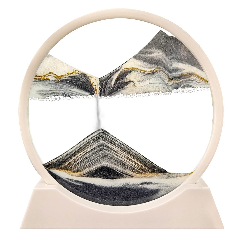 Soothing Kinetic Sand Glass Desk Lamp
