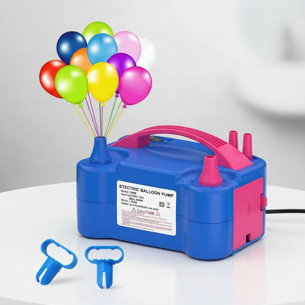 Fast Dual Nozzle Portable Air Pump for Parties