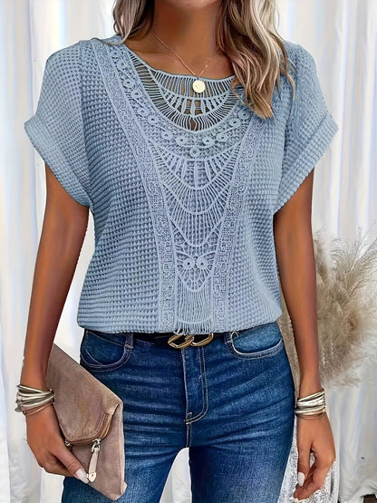 Pretty Cable Knit Women's Top