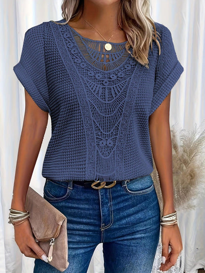 Pretty Cable Knit Women's Top